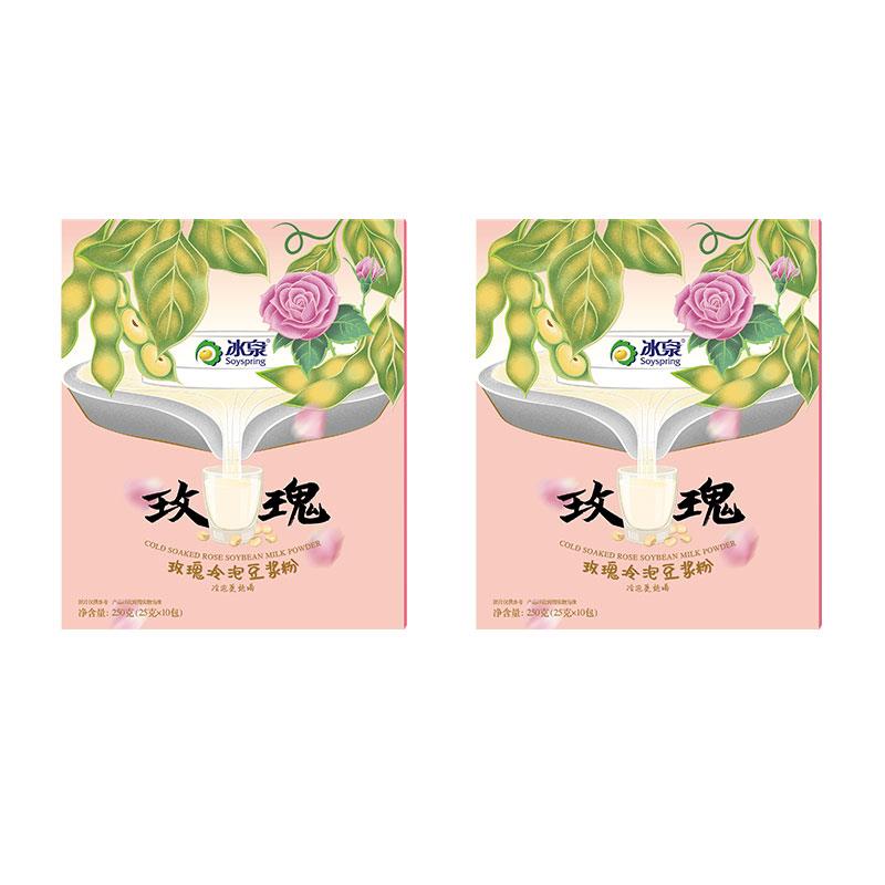 【李佳琦直播】冰泉玫瑰/茉莉冷泡豆浆粉250g高蛋白早餐下午茶