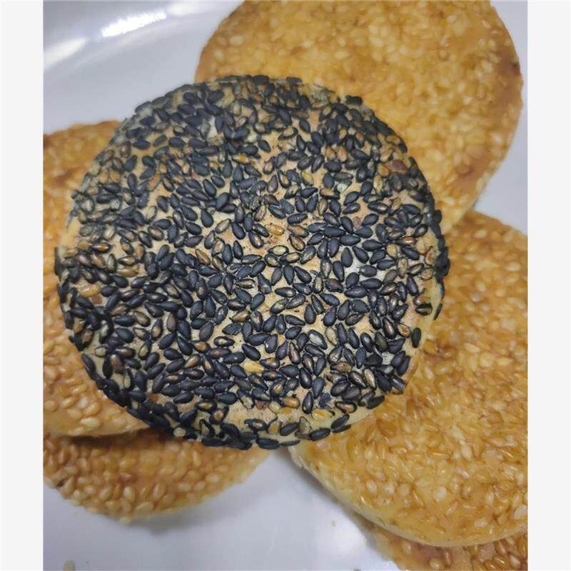 新货何家四宝香港饼黄石港饼湖北特产芝麻饼传统美食地方特产