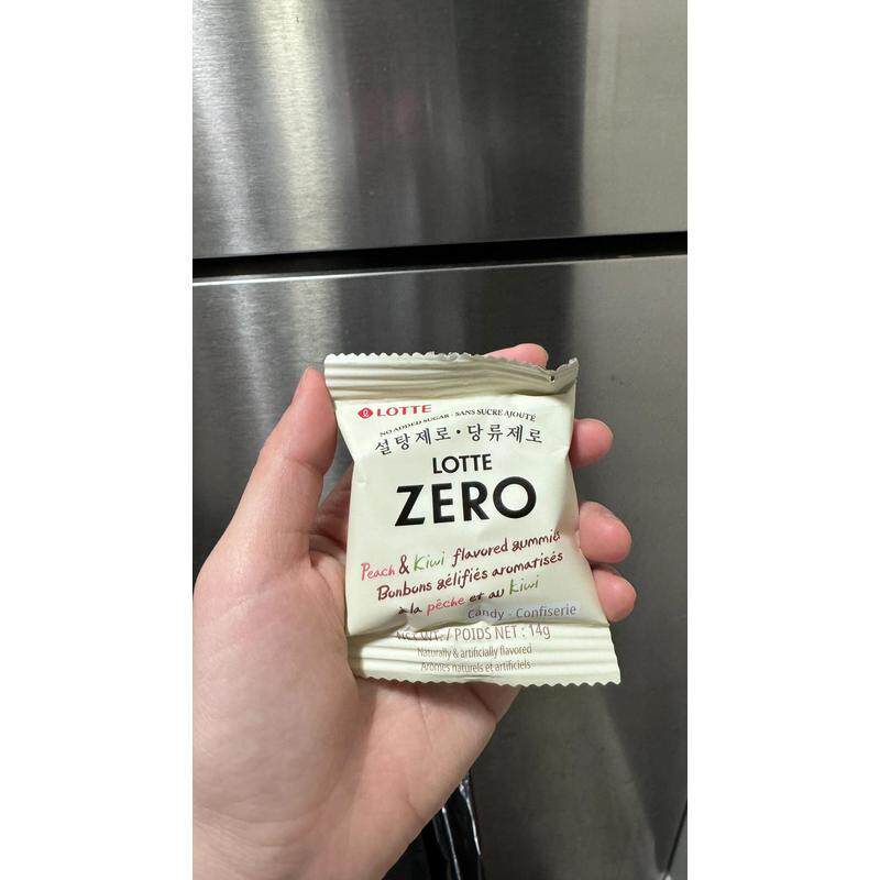 新货乐天ZERO水蜜桃软糖奇