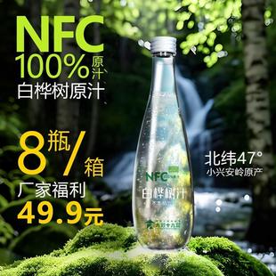 新货NFC白桦树汁原汁天然原液330ml玻璃瓶纯木本植物饮新鲜桦