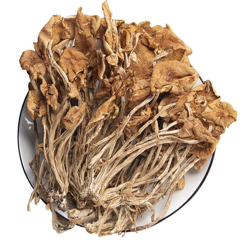 新鲜茶树菇干货250g四川特产无硫薰煲汤优质开伞商用优质干茶树菇