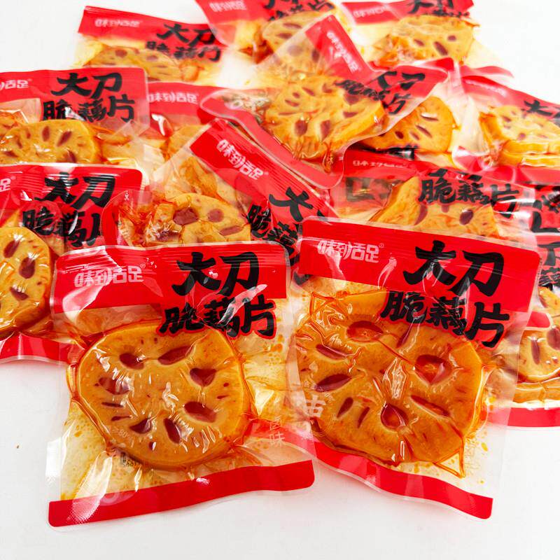 大刀脆藕片香辣卤味黑鸭味