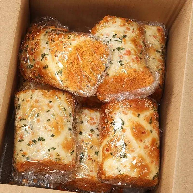 香葱蛋卷香葱卷肉松味夹心面包饱腹代早餐蛋糕香葱卷面包三明治解