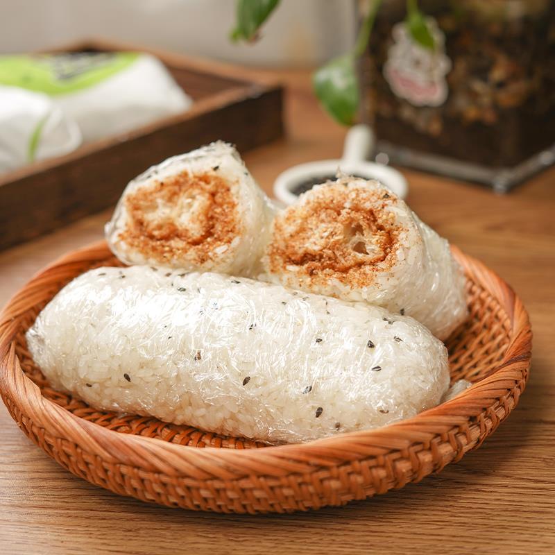 粮觅白糖油条饭团黑芝麻甜味粢饭团老上海风味糍饭方便早餐半成品