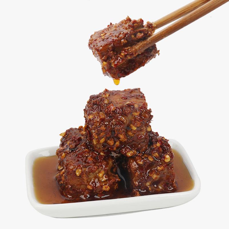湄潭野谷草豆腐乳贵州特产遵义发酵油素豆腐乳红油腐乳瓶装臭豆腐