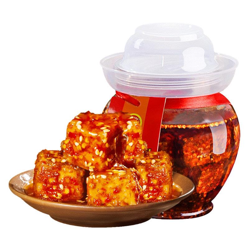 夹江700g白菜豆腐乳四川特产非遗正宗霉豆腐香辣红油腐乳下饭菜
