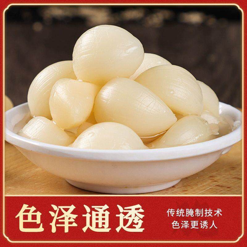 糖蒜正宗东北新蒜腌制酸甜蒜头醋泡大蒜小咸菜下饭菜水晶糖醋蒜瓣