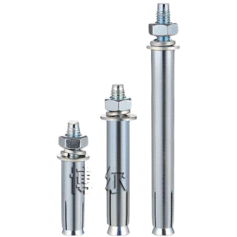 国标膨胀螺丝螺栓大全镀锌彭张管加长金属拉爆外膨胀铁膨胀澎涨栓