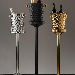 奢华香槟桶餐厅红酒冰桶家用落地冰酒器酒吧ktv会所冰镇酒具 欧式