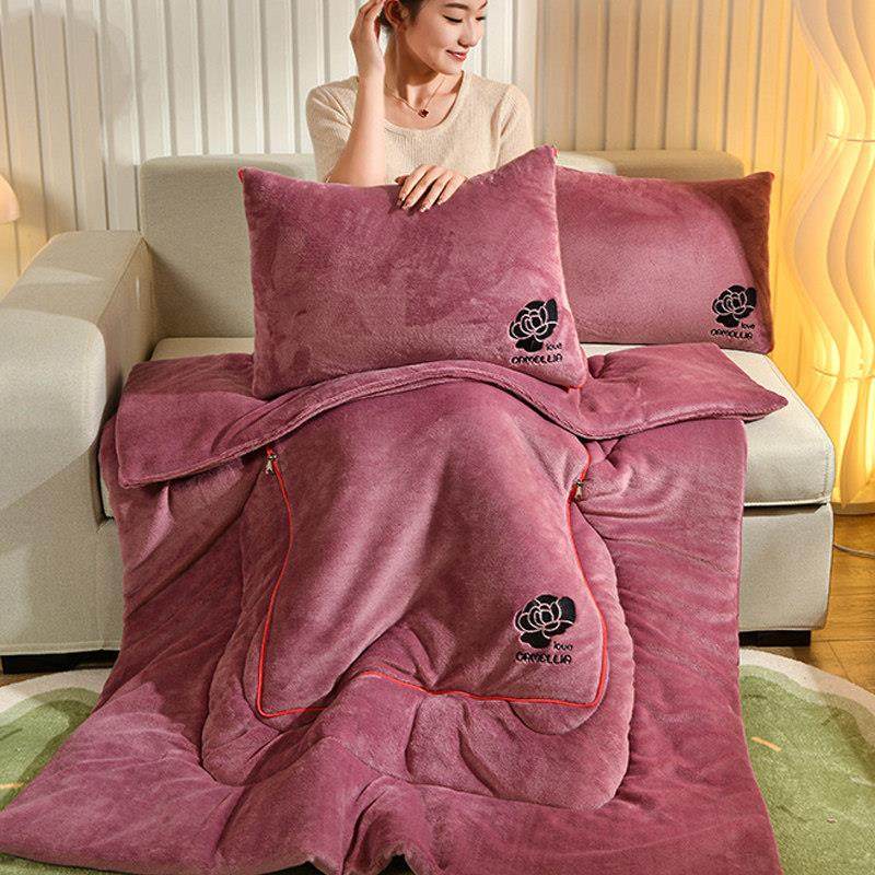 折叠汽车沙发抱枕被子两用办公室午睡腰靠二合一加厚保暖冬长新款,居家布艺,抱枕被,淘宝优惠券,粉丝福利购,淘宝优惠卷