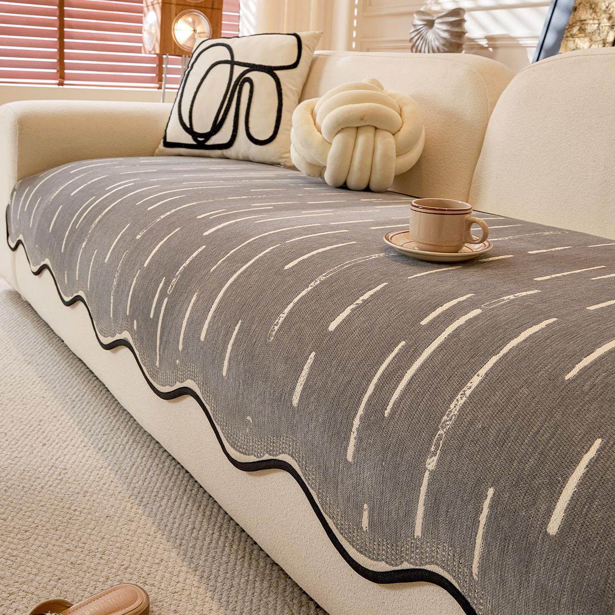 2025新款沙发垫四季通用轻奢高级感坐垫固定防滑异形皮沙发盖布巾,居家布艺,沙发垫,淘宝优惠券,粉丝福利购,淘宝优惠卷