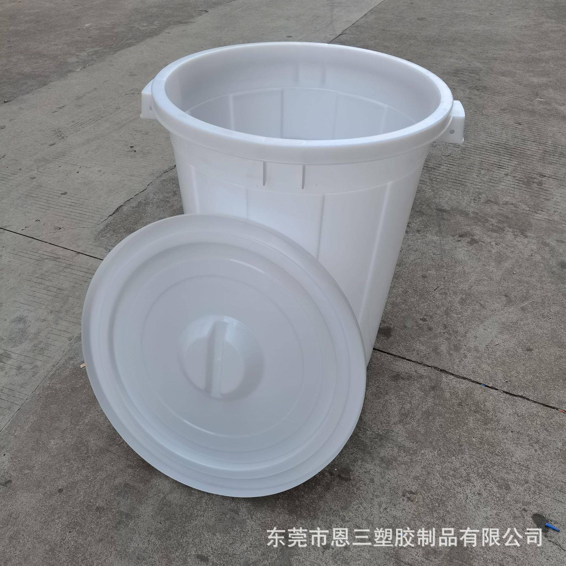 加厚耐酸碱160升00L储蓄水桶圆形套叠塑胶大白桶食品饮料收纳桶