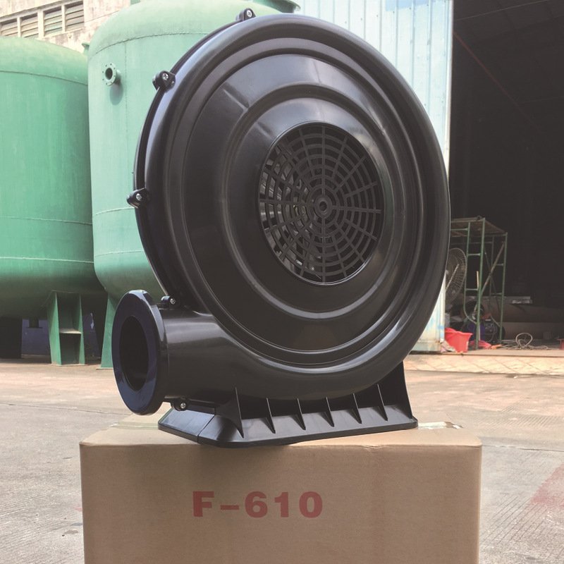 永强牌F-610W塑壳B款拱门风机550W彩虹门气模鼓风机220V厂家直销