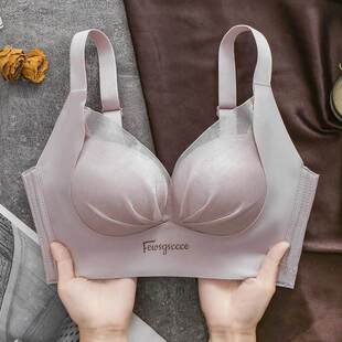 2025夏季新款爆款小胸聚拢内衣女3CM加厚平胸专用调整型显大文胸
