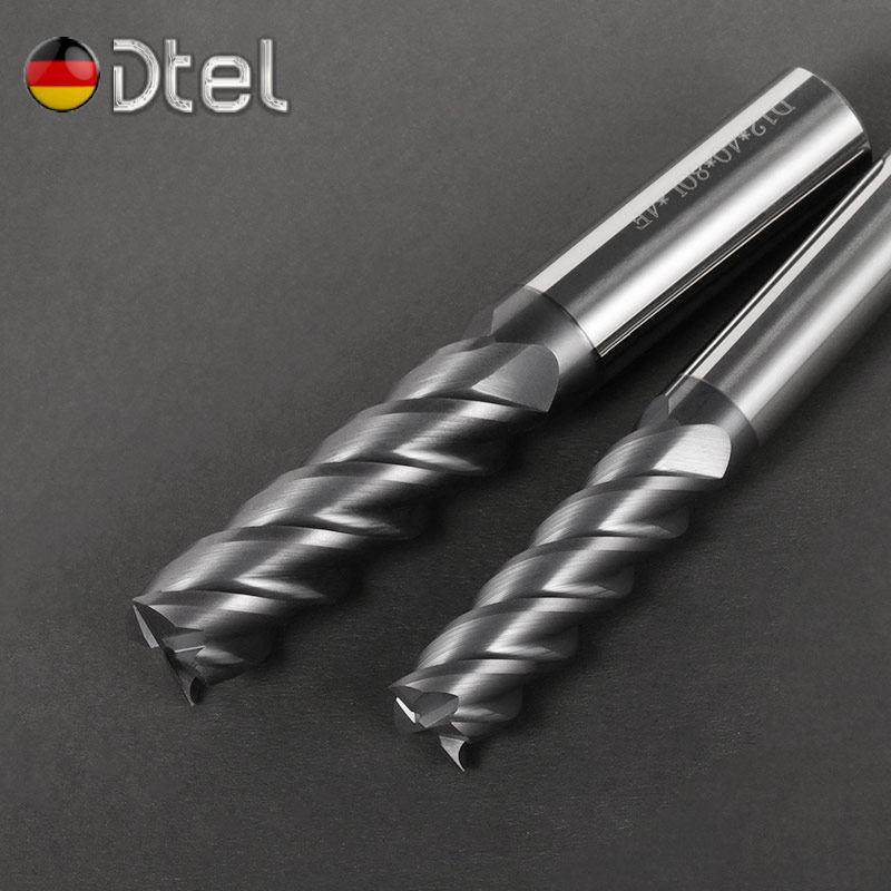 60度钨钢模架刀4刃涂层硬质合金平刀专用模架/模框平底立铣刀