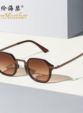 新款时尚小框太阳镜61060 欧美经典复古墨镜 跨境百搭太阳眼镜女