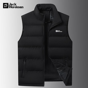 保暖背心坎肩外套 特大码 2025新款 疯狂狼爪羽绒棉马甲男女春秋冬季