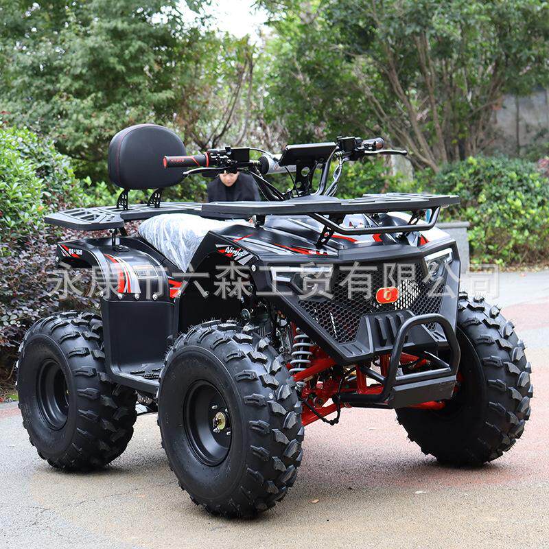 新款125CCATV成人儿童沙滩车四轮摩托车全地形车可出口燃油电动车