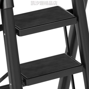 Q多功能家用伸缩工程 人字梯升降两用梯子室内五步梯加厚折叠伸缩
