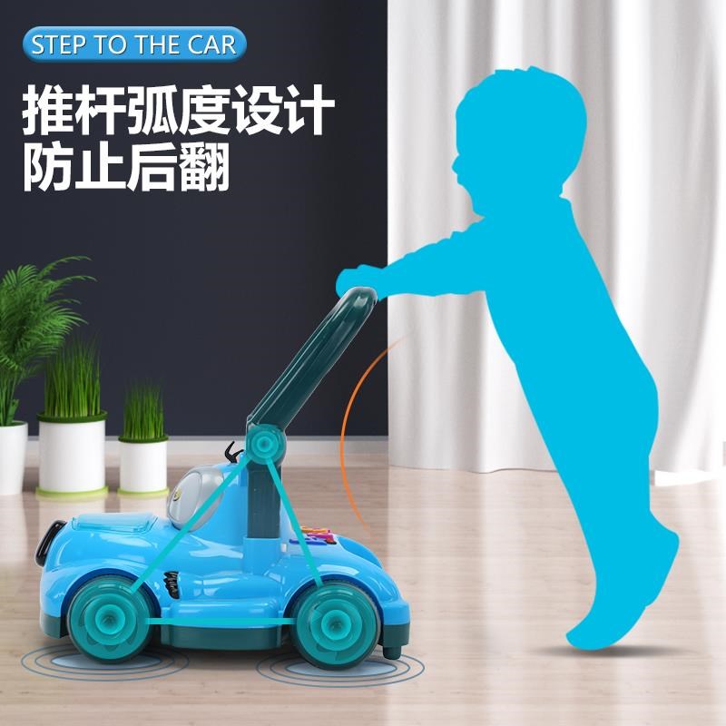 宝宝学步推车防侧翻婴儿r学走路助步6-18个学步车手推车玩具1岁
