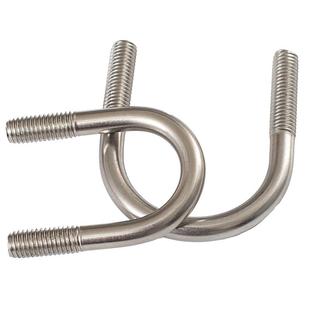 U型管卡 M6M8M10M12M16mm U型螺栓 U型卡 管夹 304不锈钢U形螺丝