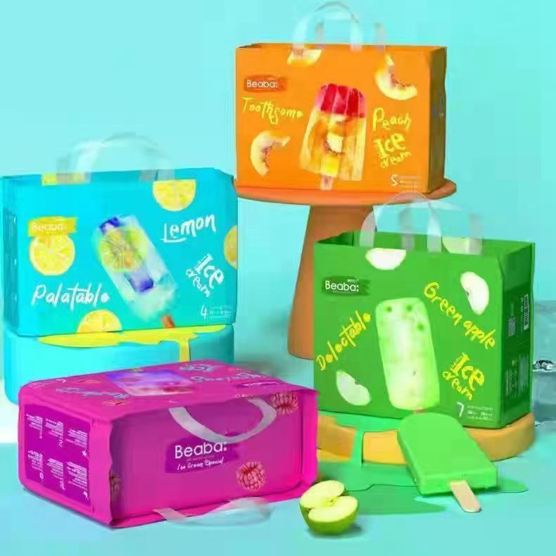 碧芭宝贝新款冰淇淋special拉拉裤 宝宝学步尿不湿纤薄透气纸尿裤