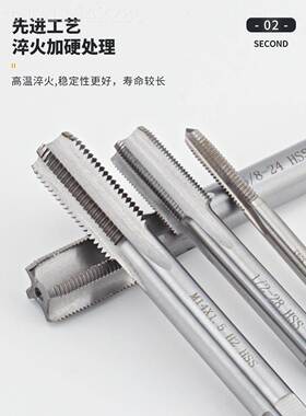 直槽螺纹高速钢HSM20X0.75S机用锥制M20 M1 2M22 丝M23 M24 M25公