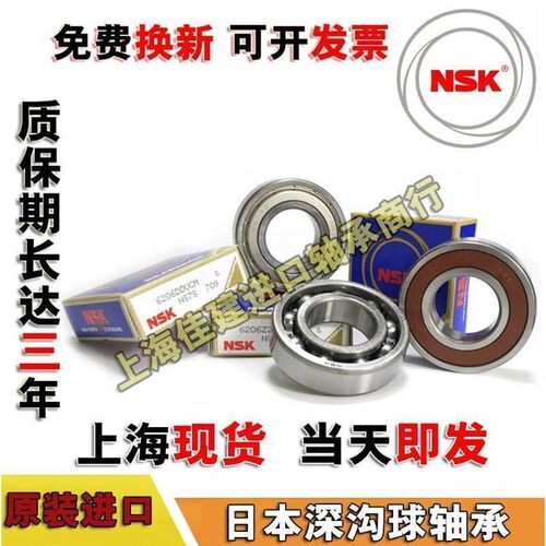 进口NSK轴承 6226 6228 6230 6232 ZZ DDU C3 高速 电机 静音