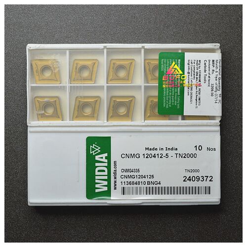 WIDIA威迪亚数控双涂层钢件数控车刀片 CNMG120408-5 -49 TN2000