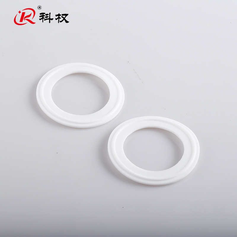 卫生级四氟垫片卡箍/快装垫/聚四氟乙烯硬垫片/PTFE密封圈不锈钢
