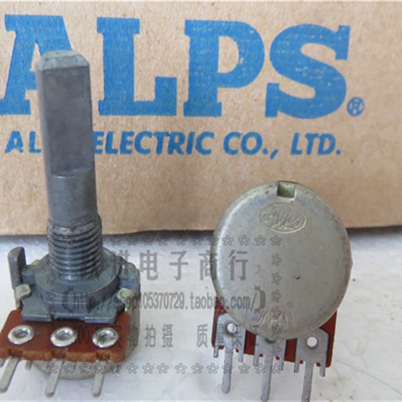 进口日本ALPS 16型A100K发烧级功放音响音量电位器 柄长25MM
