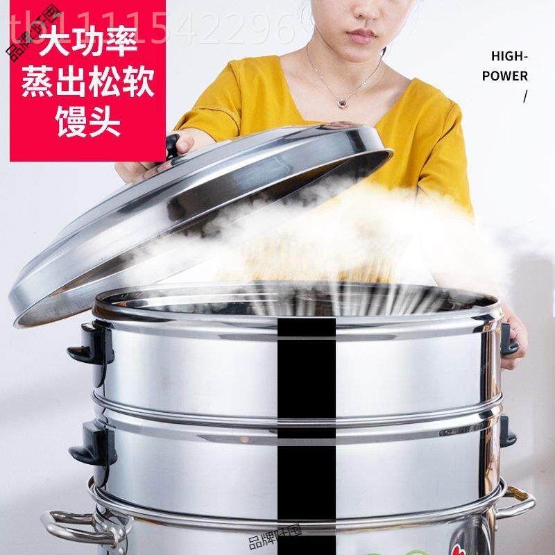 电蒸锅大锅号1蒸大容多功能家用三层蒸馒头超大插电量电蒸笼机