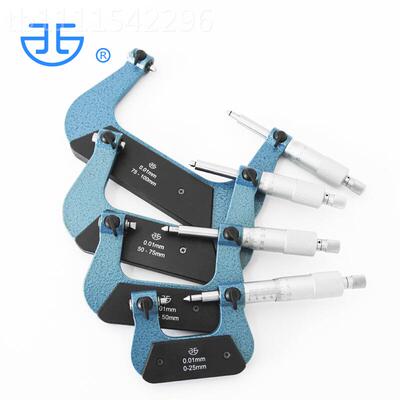 西北纹青海量旗舰店外螺青中千分尺0-25-50径-75-100mm标WZV配测