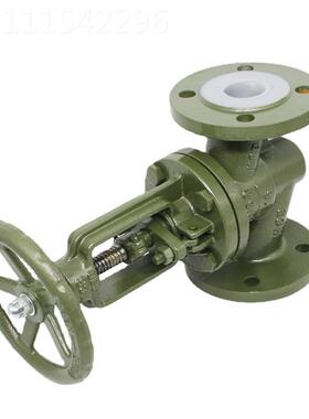 衬氟截止 J41F46 腐铸法兰衬四钢氟耐酸碱NIA防蚀阀内衬里开关切