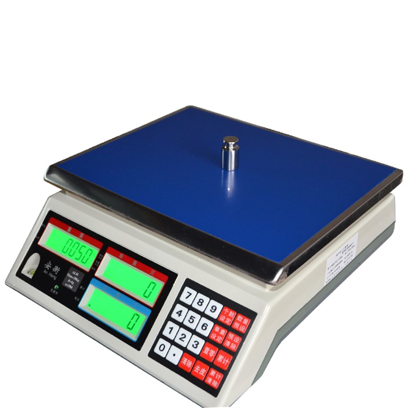 安衡工业电子计数秤高精度电子称3kg7.5kg15kg30kg0.1g台秤计重称
