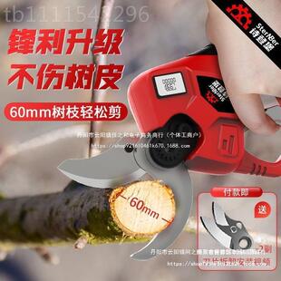 德国诗IWH登堡口电剪刀果树修枝剪多功能粗枝动充电式进锂电剪子