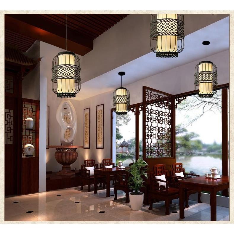 客房楼梯间鸟笼吊灯新中式铁艺英式会议室厂房学校浪漫仓库童装店