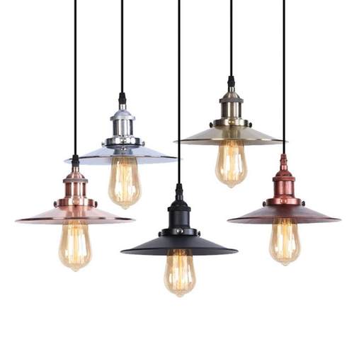 个性简约酒店餐厅咖啡店装饰北欧工业风创意复古单头铁艺小吊灯