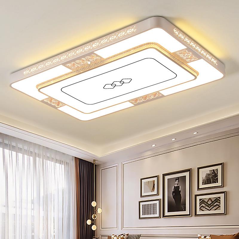 新款led吸顶灯长方形客厅灯卧室灯简约现代大气创意灯具家用大灯