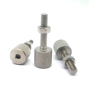 镀镍 PAT72 止动型细牙螺丝 10滚花旋钮调整螺栓 ANKSM