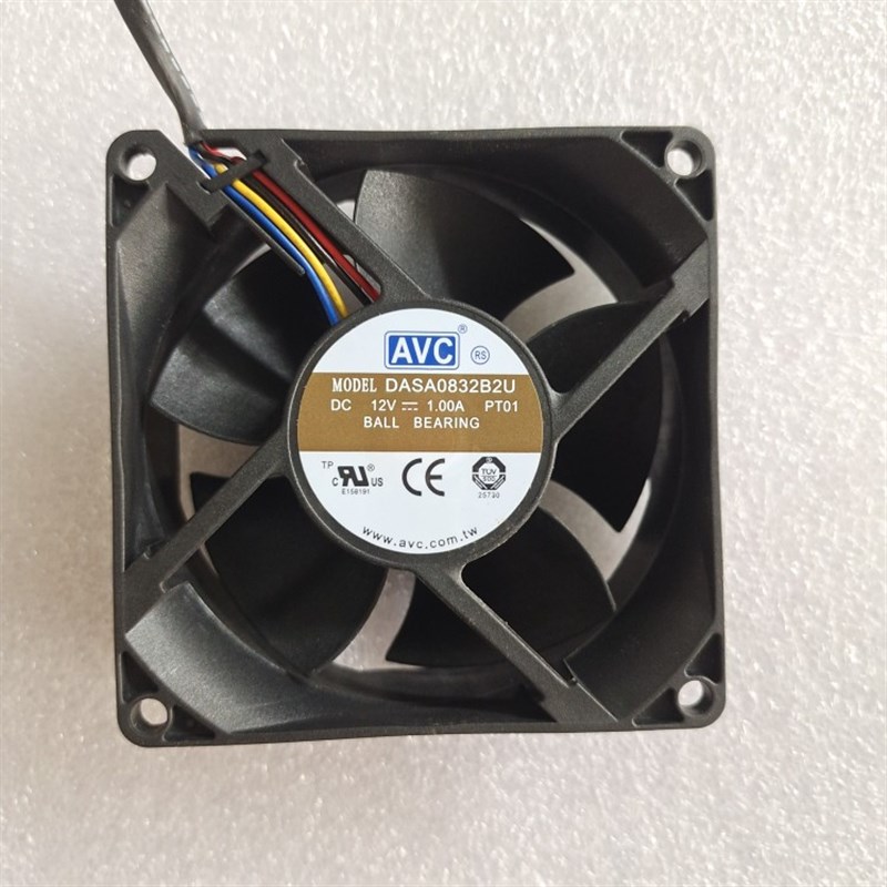 AVC DASA0832B2U 8032 12V 1.0A 8CM 8厘米双滚珠超大风量风扇