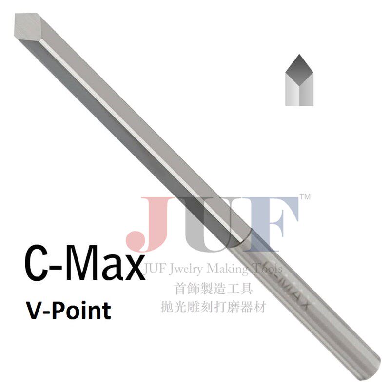 美国GRS C-Max V-Point V形尖嘴角 加韧碳化钨钢雕刻铲刀