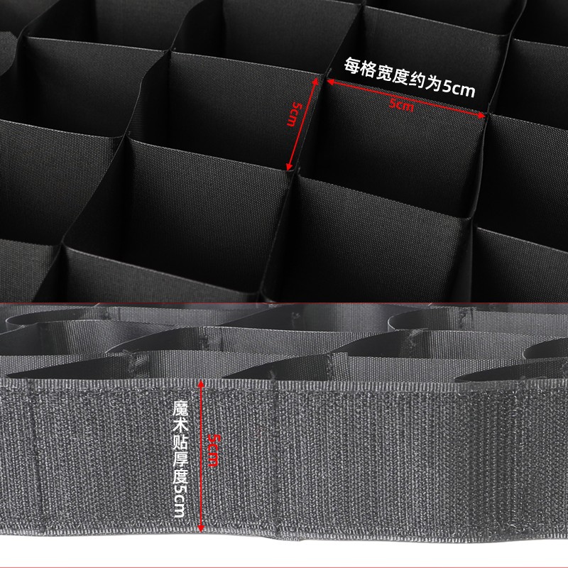 奥宝达摄影附件柔光箱格栅蜂巢网布质导光栅格50四角八角柔光罩