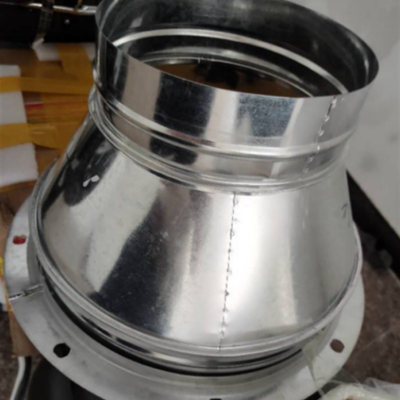 圆筒风机法兰排烟风管大变小头风管内接口排风软管道法兰变径接头