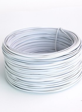 0.55mm电镀锌铁丝扎线彩色扎丝红黄蓝黑绿色PVC扎丝电源扎带