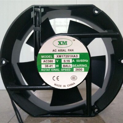 XM AC AXIAL FAN XM17251HA3 380V 0.15A 38-41W 电磁灶散热风机
