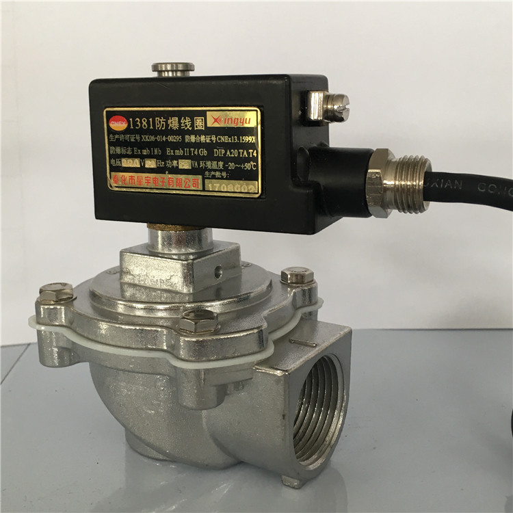 DMF-Z-20/25J 防爆电磁脉冲阀 6分 一寸 除尘 直角式 星宇电子