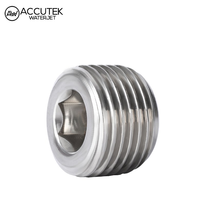 304不锈钢外丝堵头内六角高压外牙螺纹管堵丝堵螺塞闷头2分4分6分