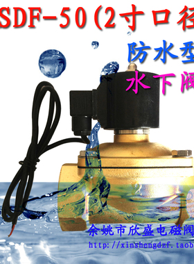 2寸喷泉电磁阀 快速开闭DN50潜水电磁阀 XSDF-500-50 水阀气阀
