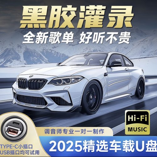 2025新款流行车载音乐盘，流行热歌经典歌曲dj